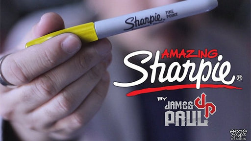Amazing Sharpie Pen (Yellow) by James Paul - Merchant of Magic