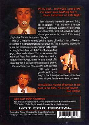 An Evening At The Tom-Foolery by Tom Mullica - DVD - Merchant of Magic