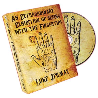An Extraordinary Exhibition of Seeing with the Fingertips (DVD and Red Deck) by Luke Jermay - DVD - Merchant of Magic