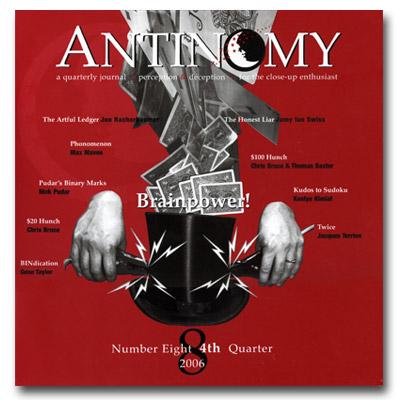 Antinomy Magazine #8 - Book - Merchant of Magic