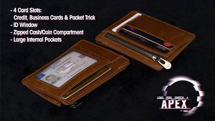 Apex Wallet Brown by Thomas Sealey - Merchant of Magic