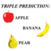 Apple, Banana, Pear by Ickle Pickle Products - Merchant of Magic