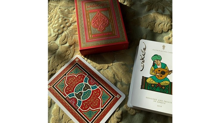 ARABESQUE Playing Cards - Players Edition (Red) - Merchant of Magic