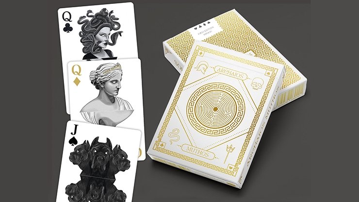 Archaios Muthos (White Edition) Playing Cards - Merchant of Magic