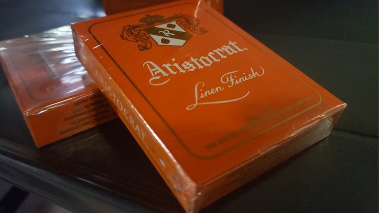 Aristocrat Orange Edition Playing Cards - Merchant of Magic