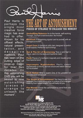 Art of Astonishment DVD - Paul Harris - Merchant of Magic