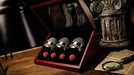 Artisan Engraved Cups and Balls in Display Box by TCC - Trick - Merchant of Magic