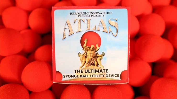 Atlas Sponge Ball Utility Device - Red - Merchant of Magic