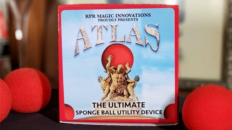 Atlas Sponge Ball Utility Device - Red - Merchant of Magic