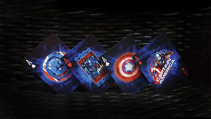 Avengers Captain America Playing Cards - Merchant of Magic