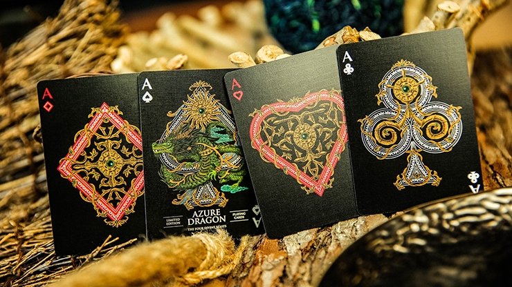 Azure Dragon Classic Box Set Playing Cards - Merchant of Magic