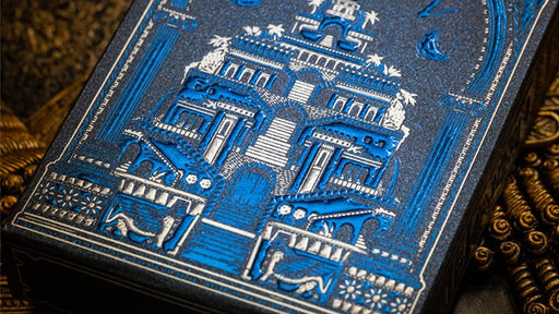 Babylon (Cerulean Blue) Playing Cards by Riffle Shuffle - Merchant of Magic