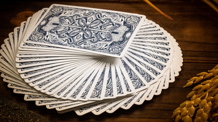 Babylon (Cerulean Blue) Playing Cards by Riffle Shuffle - Merchant of Magic