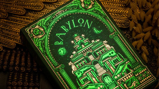 Babylon (Forest Green) Playing Cards by Riffle Shuffle - Merchant of Magic