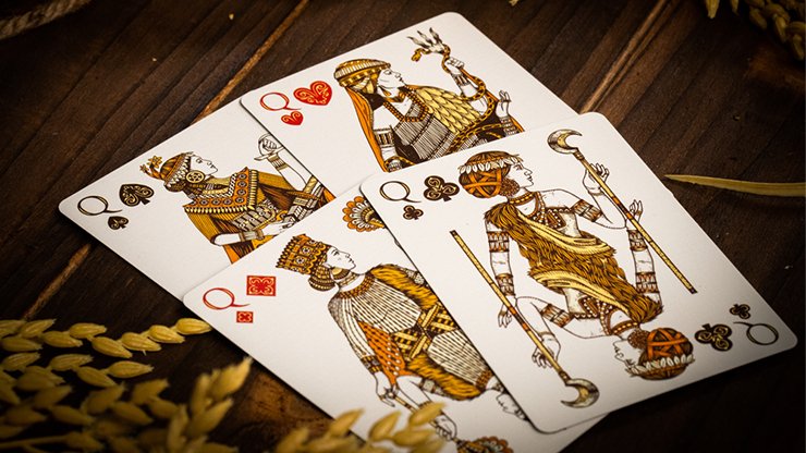 Babylon Golden Wonders Foiled Edition Playing Cards by Riffle Shuffle - Merchant of Magic