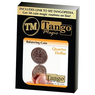 Balancing Coin (Quarter Dollar)(D0066) by Tango Magic - Merchant of Magic