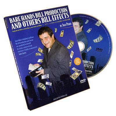 Bare Hands Bill Production and Other Bill Effects (incl. Gimmicks) by Juan Pablo - DVD - Merchant of Magic
