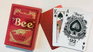 Bee Red MetalLuxe Playing Cards by US Playing Card - Merchant of Magic