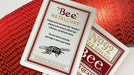 Bee Red MetalLuxe Playing Cards by US Playing Card - Merchant of Magic