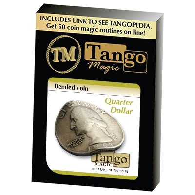 Bended Coin (Quarter Dollar)(D0097) by Tango - Merchant of Magic