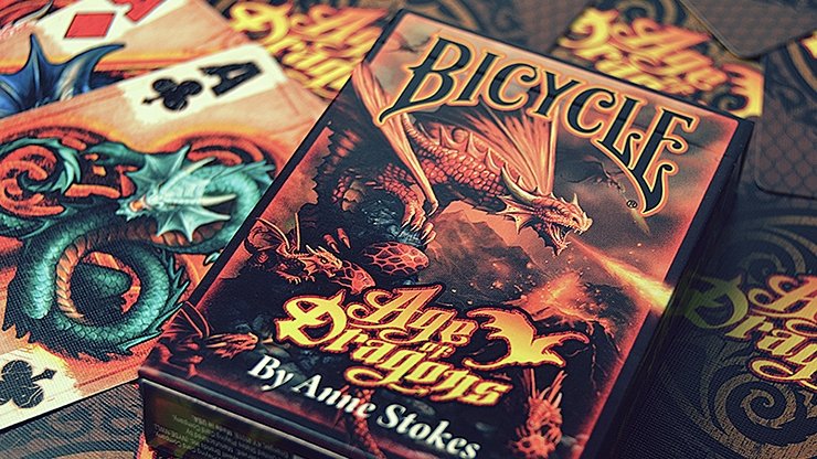 Bicycle Anne Stokes Age of Dragons Playing Cards by USPCC - Merchant of Magic