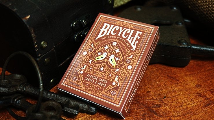 Bicycle Aviary (Orange) Playing Cards - Merchant of Magic