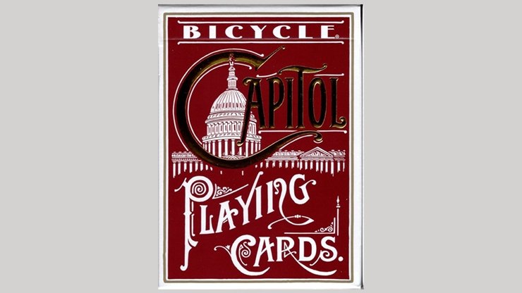 Bicycle Capitol (RED) Playing Cards by US Playing Card - Merchant of Magic