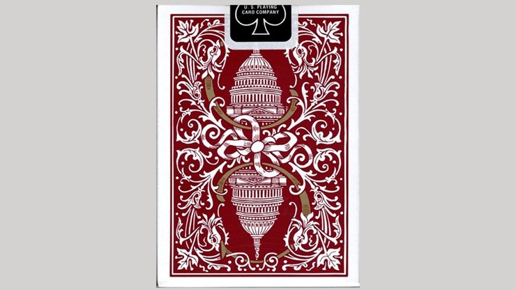 Bicycle Capitol (RED) Playing Cards by US Playing Card - Merchant of Magic