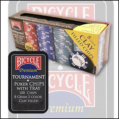 Bicycle Clay Poker Chip Set: 100 Count - Merchant of Magic