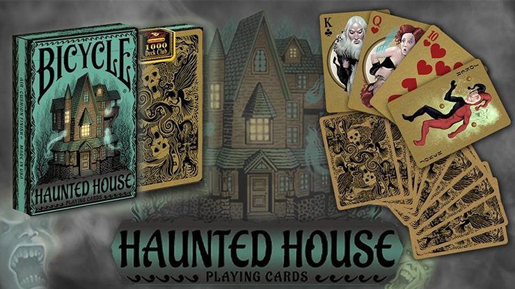 Bicycle Haunted House Playing Cards by Collectable Playing Cards - Merchant of Magic