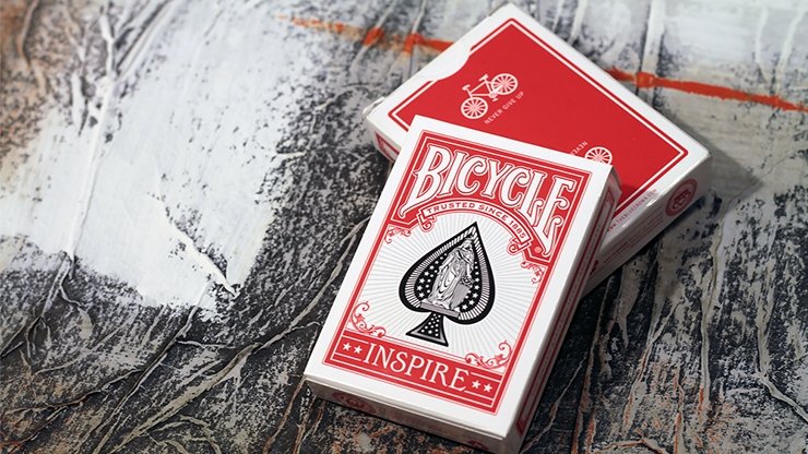 Bicycle Inspire (Red) Playing Cards - Merchant of Magic