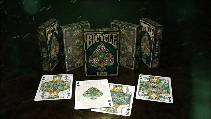 Bicycle Jade Playing Cards by Gambler's Warehouse - Merchant of Magic