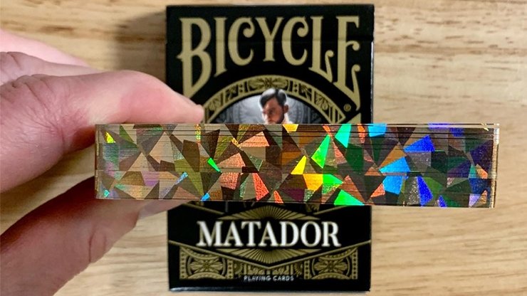Bicycle Matador (Black Gilded) Playing Cards - Merchant of Magic