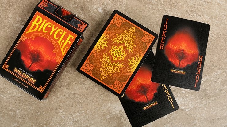 Bicycle Natural Disasters "Wildfire" Playing Cards by Collectable Playing Cards - Merchant of Magic