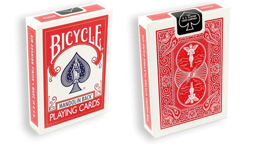 Bicycle Playing Cards 809 Mandolin Back (Red) by USPCC - Merchant of Magic