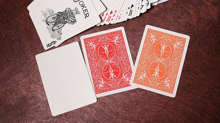 Bicycle Playing Cards Orange - Regular Poker Size Deck - Merchant of Magic