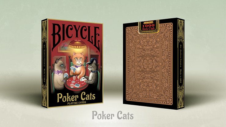 Bicycle Poker Cats Playing Cards - Merchant of Magic