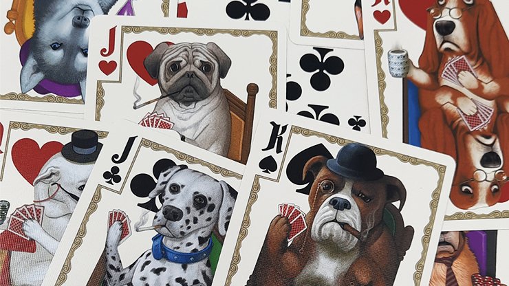 Bicycle Poker Dogs Playing Cards - Merchant of Magic