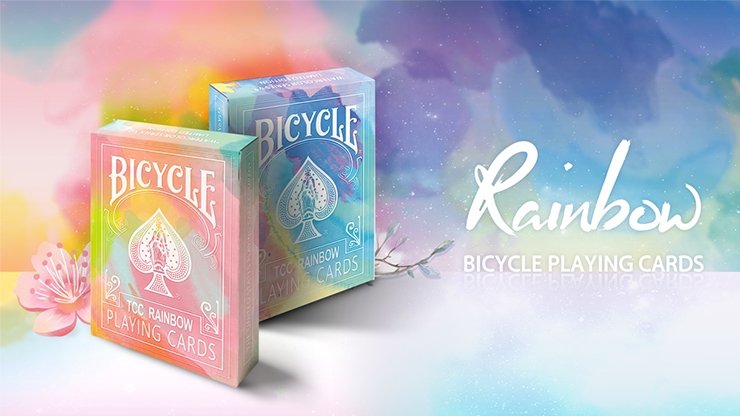 Bicycle Rainbow (Cedar) Playing Cards by TCC - Merchant of Magic