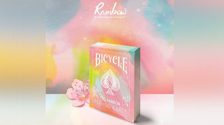 Bicycle Rainbow (Peach) Playing Cards by TCC - Merchant of Magic
