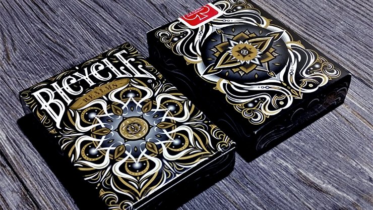 Bicycle Realms (Black) Playing Cards - Merchant of Magic