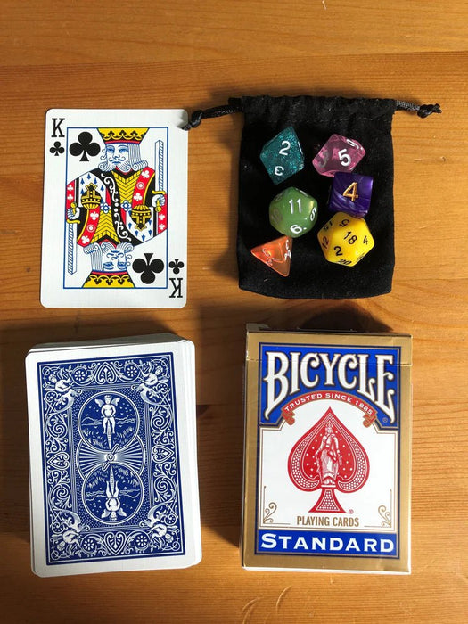 Bicycle Reverse Svengali Deck and Dice - Merchant of Magic