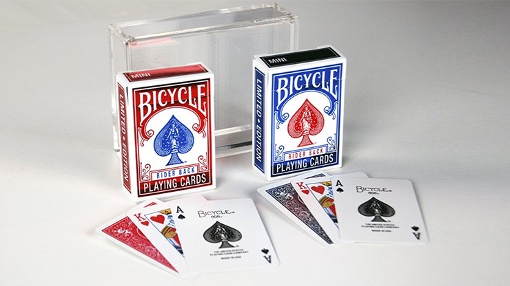 Bicycle Rider Back Mini Limited Edition (2 Pack With Foil Tucks In Carat Case) by US Playing Card Co - Merchant of Magic