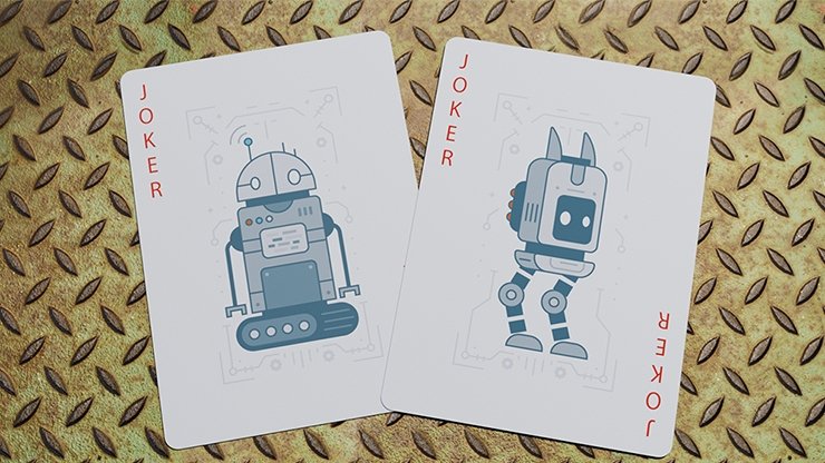Bicycle Robot Playing Cards (Factory Edition) - Merchant of Magic