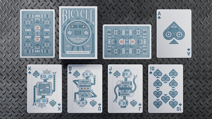 Bicycle Robot Playing Cards (Factory Edition) - Merchant of Magic