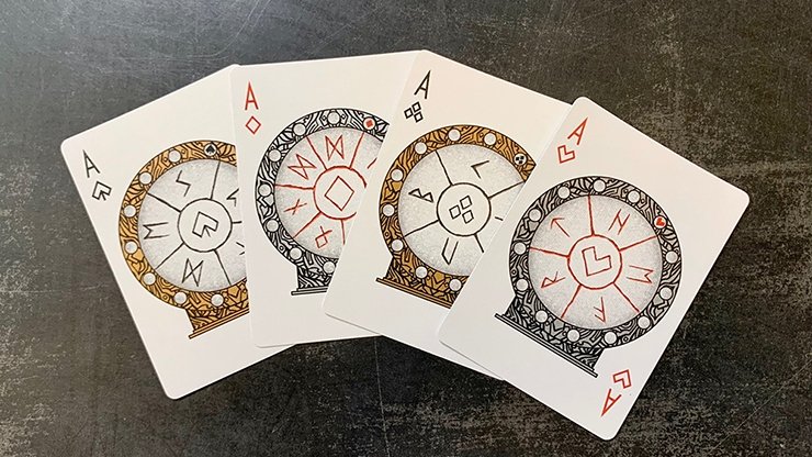 Bicycle Rune (Stripper) Playing Cards - Merchant of Magic