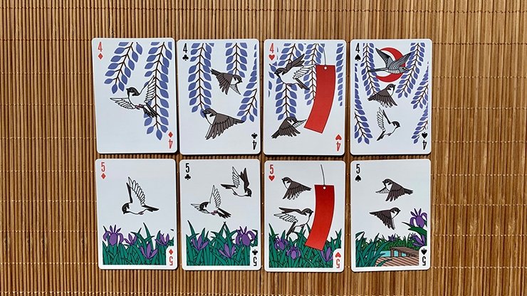 Bicycle Sparrow Hanafuda Fusion Playing Cards– Merchant of Magic