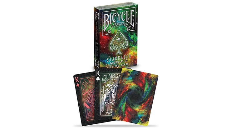Bicycle Stargazer Nebula Playing Cards US Playing Cards - Merchant of Magic