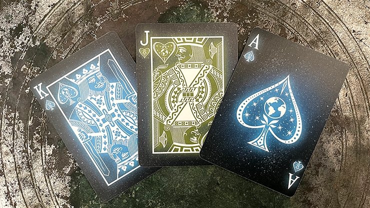 Bicycle Starlight Earth Glow Playing Cards by Collectable Playing Cards - Merchant of Magic