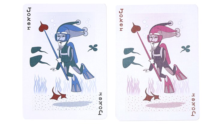 Bicycle Stingray (Teal) Playing Cards - Merchant of Magic